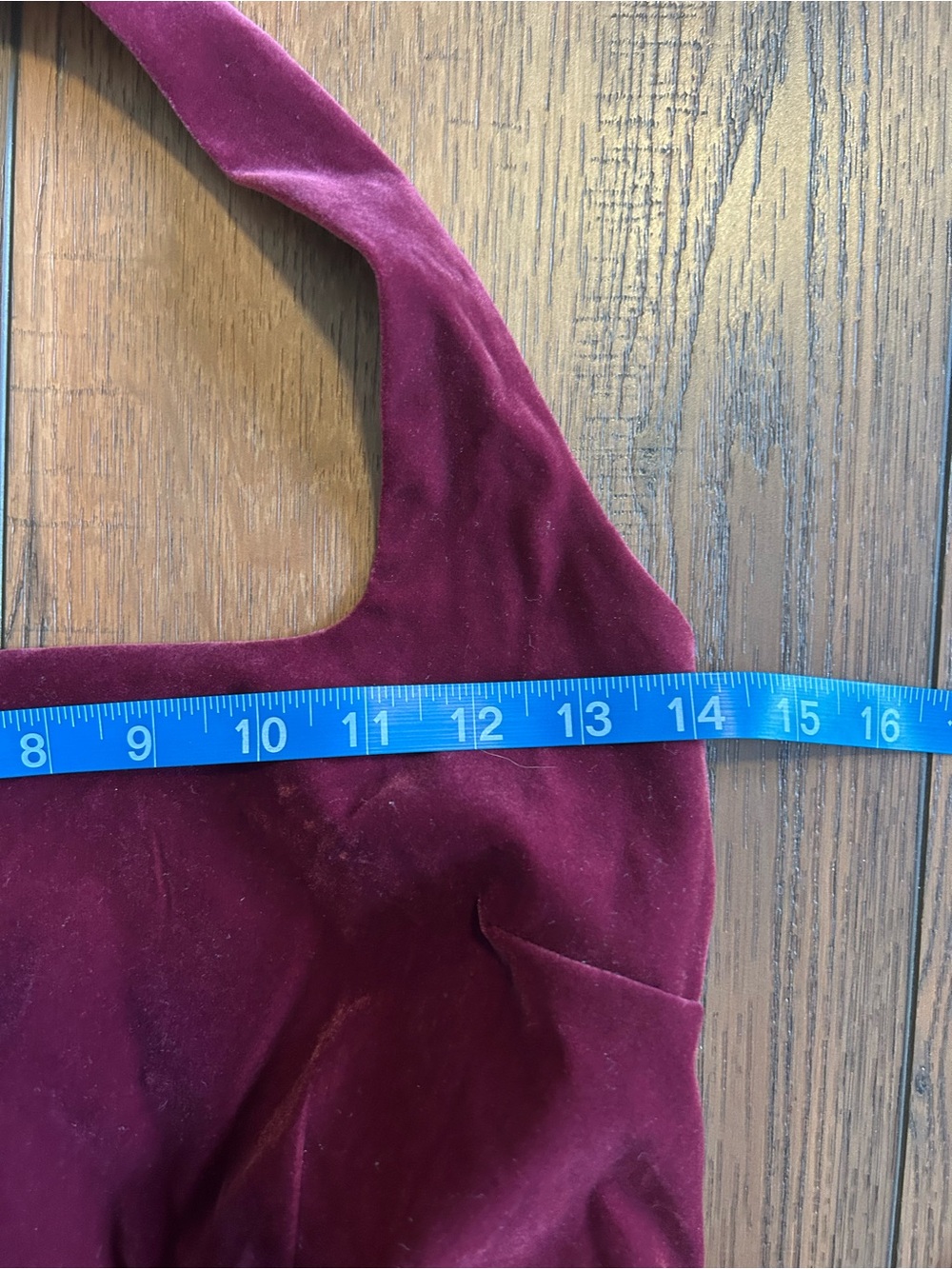 Maroon Velvet Halter Mini Dress with Voluminous Bubble Hem Silhouette - Picture 4 of 6